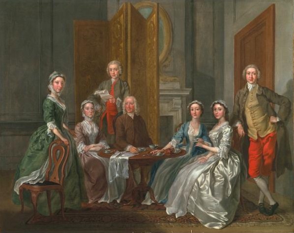 The Gascoisgne Family ca. 1740 by Francis Hayman 1708-1776 Huntington Library